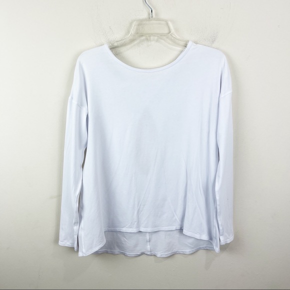 Lululemon Back Into It Long Sleeve White - Picture 2 of 8